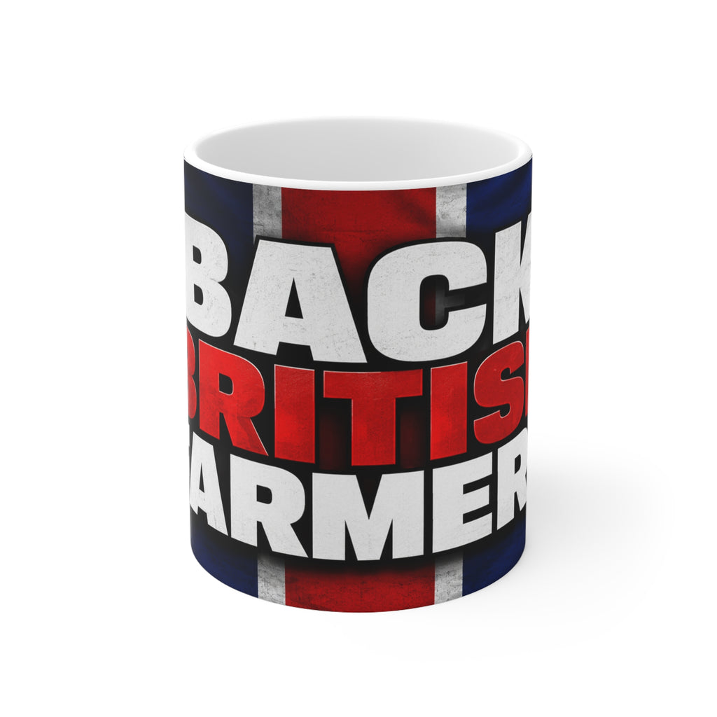 Back British Farmers Mug – Union Jack Ceramic Coffee Cup (11oz & 15oz)