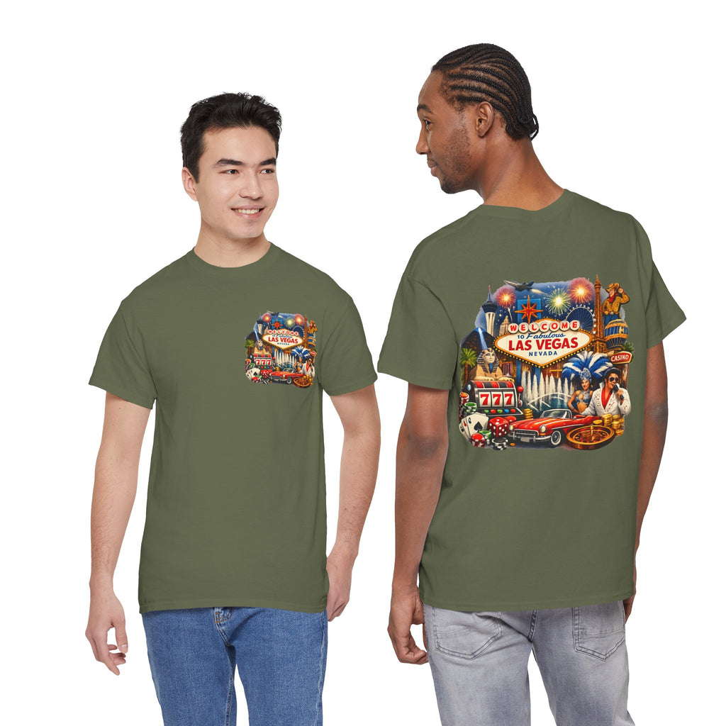 Las Vegas Vintage Collage T‑Shirt