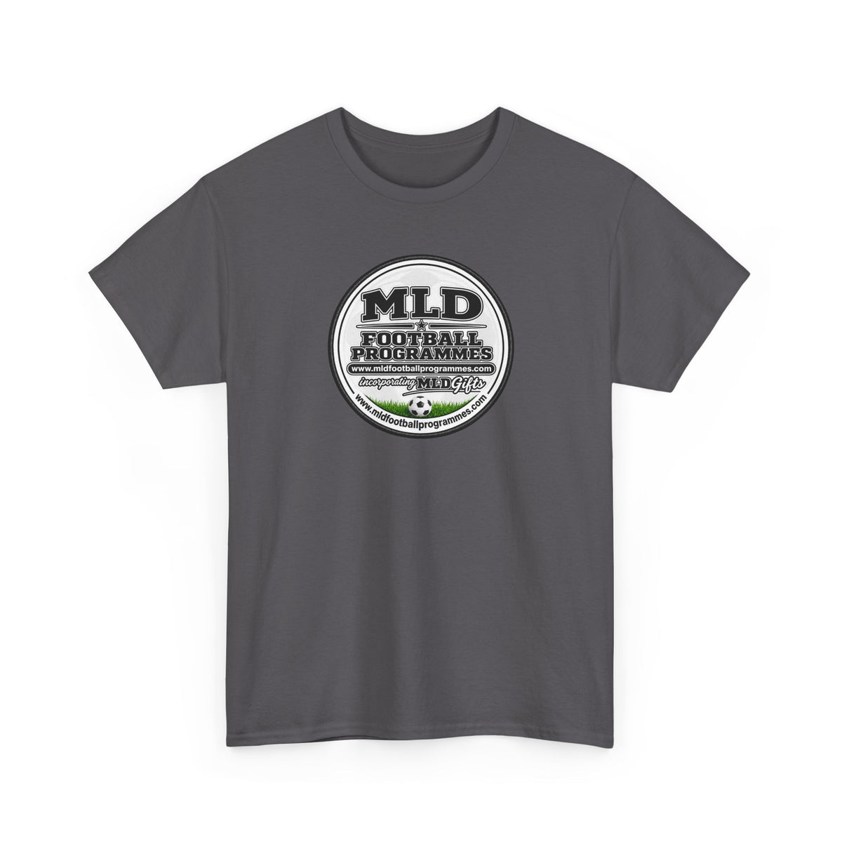 MLD Football Programmes Vintage Logo Cotton T-Shirt