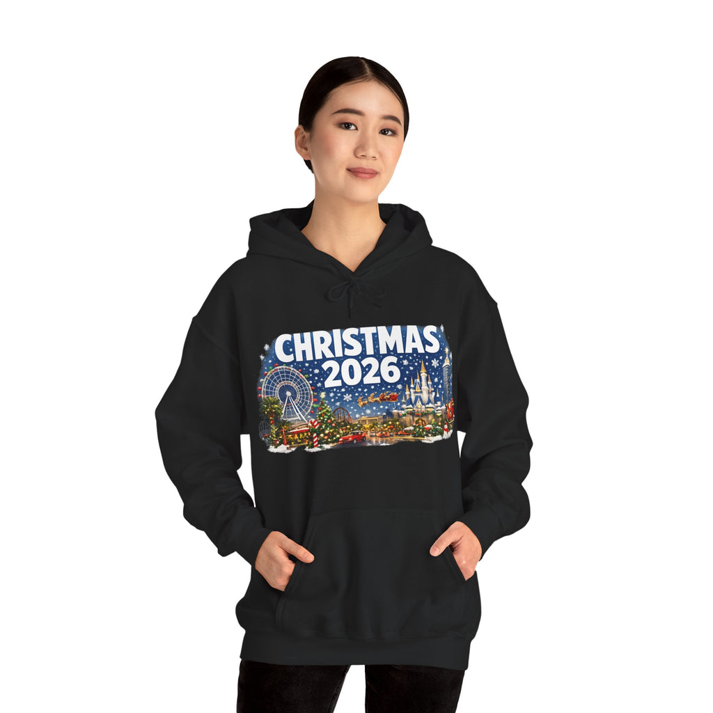 Christmas 2026 Holiday Hoodie — Festive Winter Village Sweatshirt