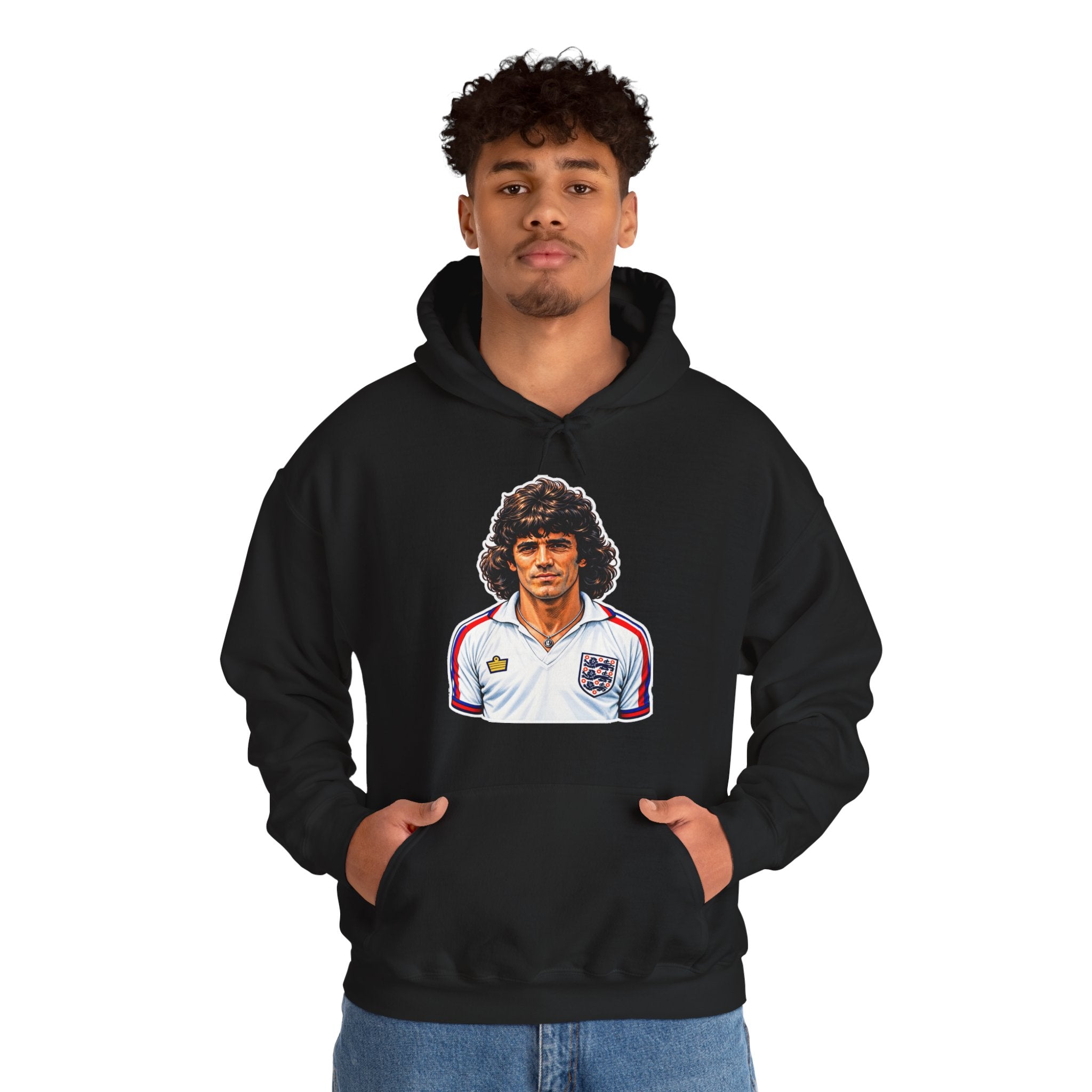 Football Legend Kevin Keegan Hoodie – Retro England Soccer Sweatshirt