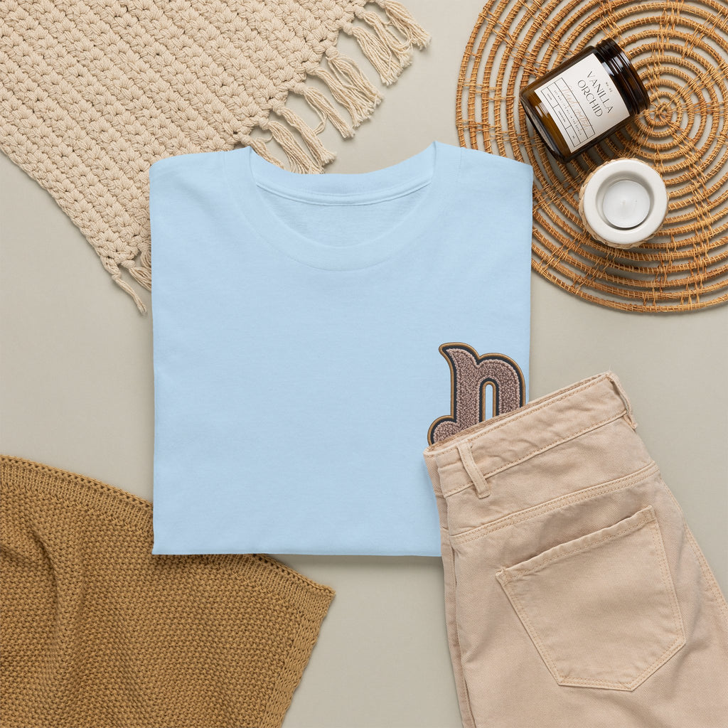 Retro 'p' Pep Inspired Manchester City Cotton Tee — Vintage Brown Monogram T-Shirt