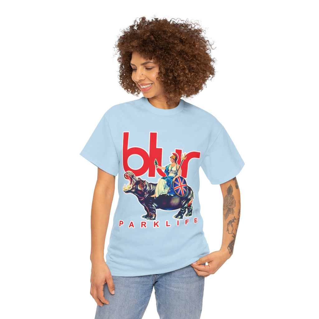 Blur PARKLIFE British Bulldog Graphic Cotton T-Shirt
