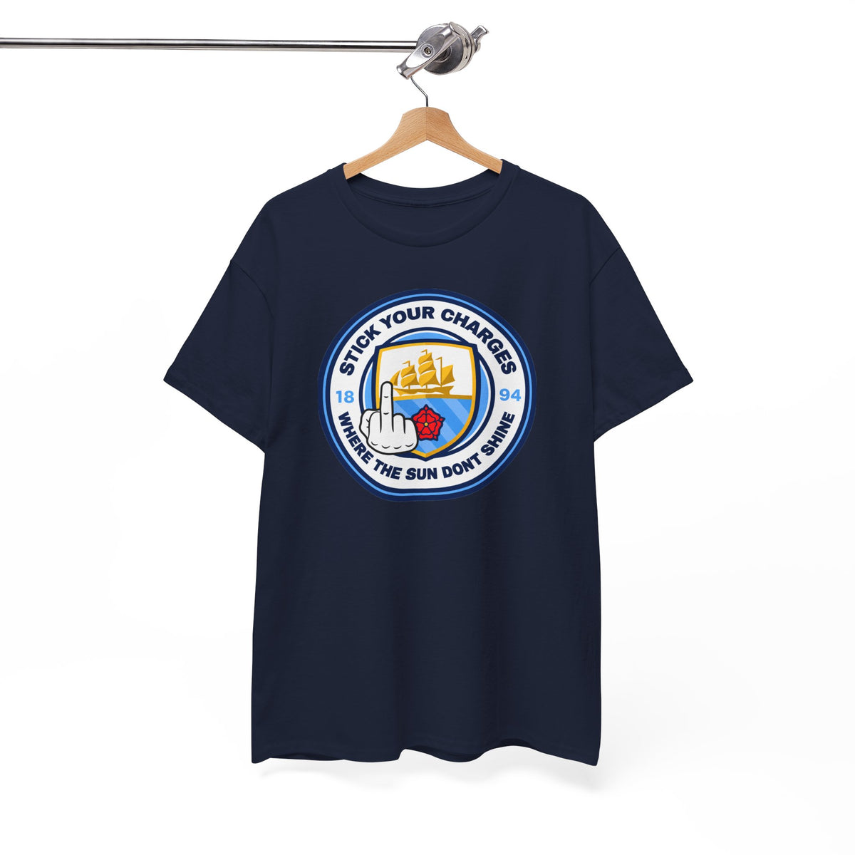 Manchester City "Stick Your Charger Where the Sun Don't Shine" Cotton t-shirt