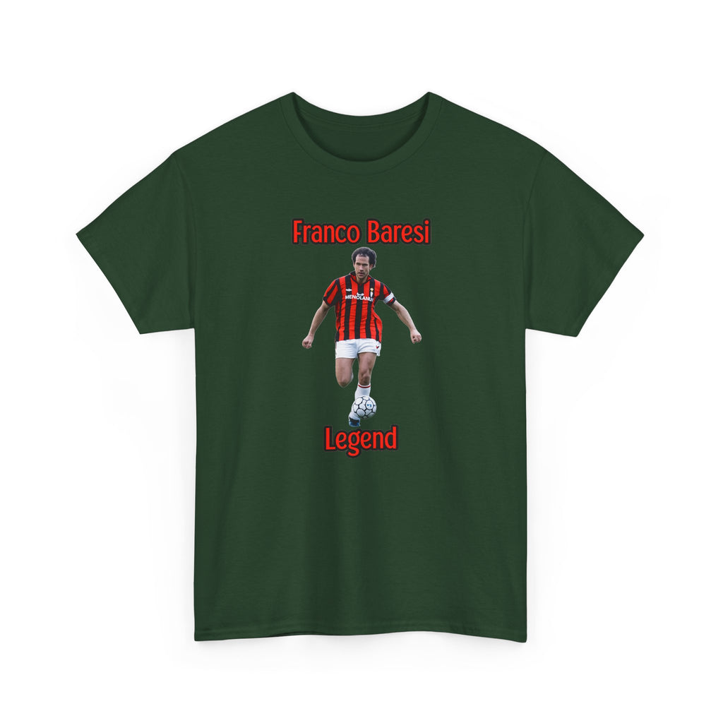 Franco Baresi Legend Tee — AC Milan Retro Soccer Graphic T-Shirt