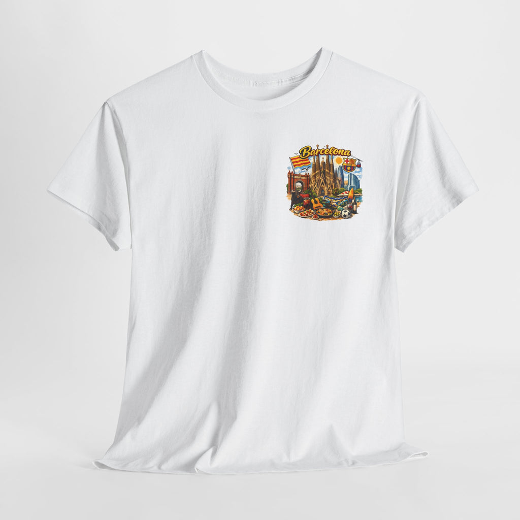 Barcelona Souvenir T‑Shirt — Vintage City Collage Tee