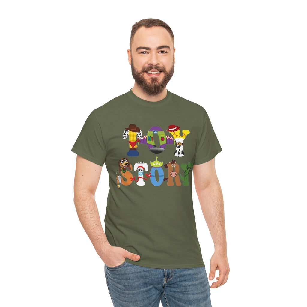 Toy Story Character Name Tee — "Toy Story" Graphic T-Shirt