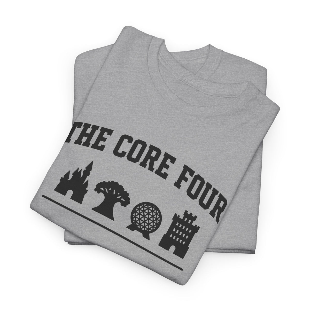 The Core Four Walt Disney World Unisex Heavy Cotton Tee