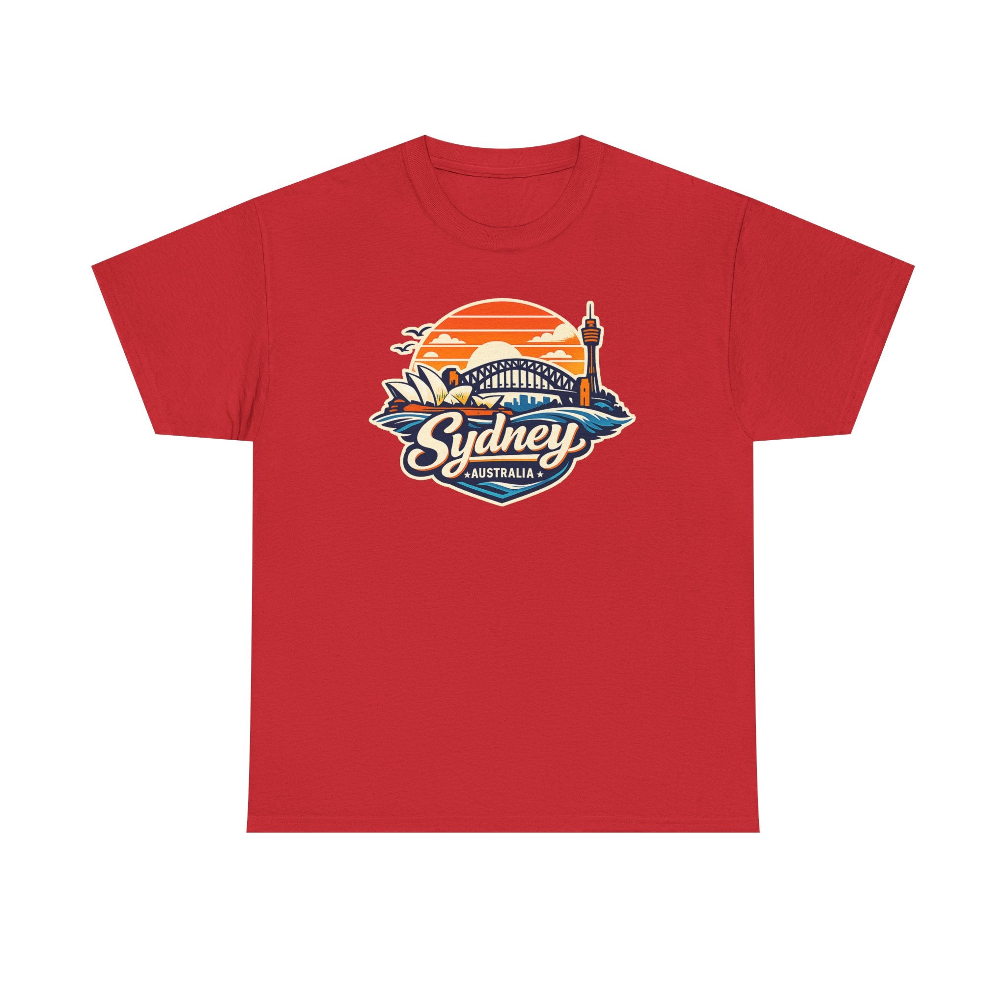 Sydney Australia Sunset Tee — Vintage Coastal Travel T‑Shirt
