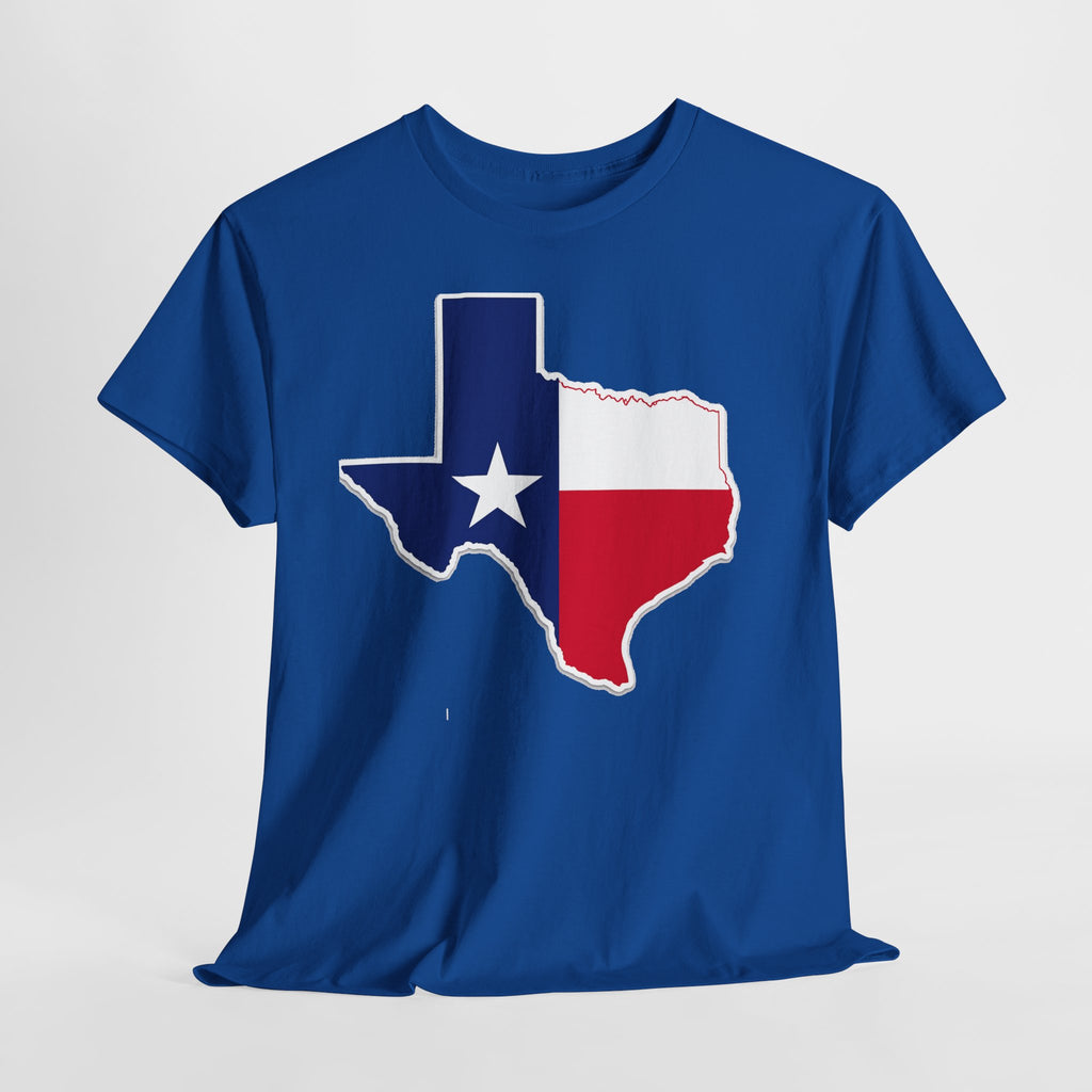 Texas Flag Outline T-Shirt — Lone Star State Pride Tee