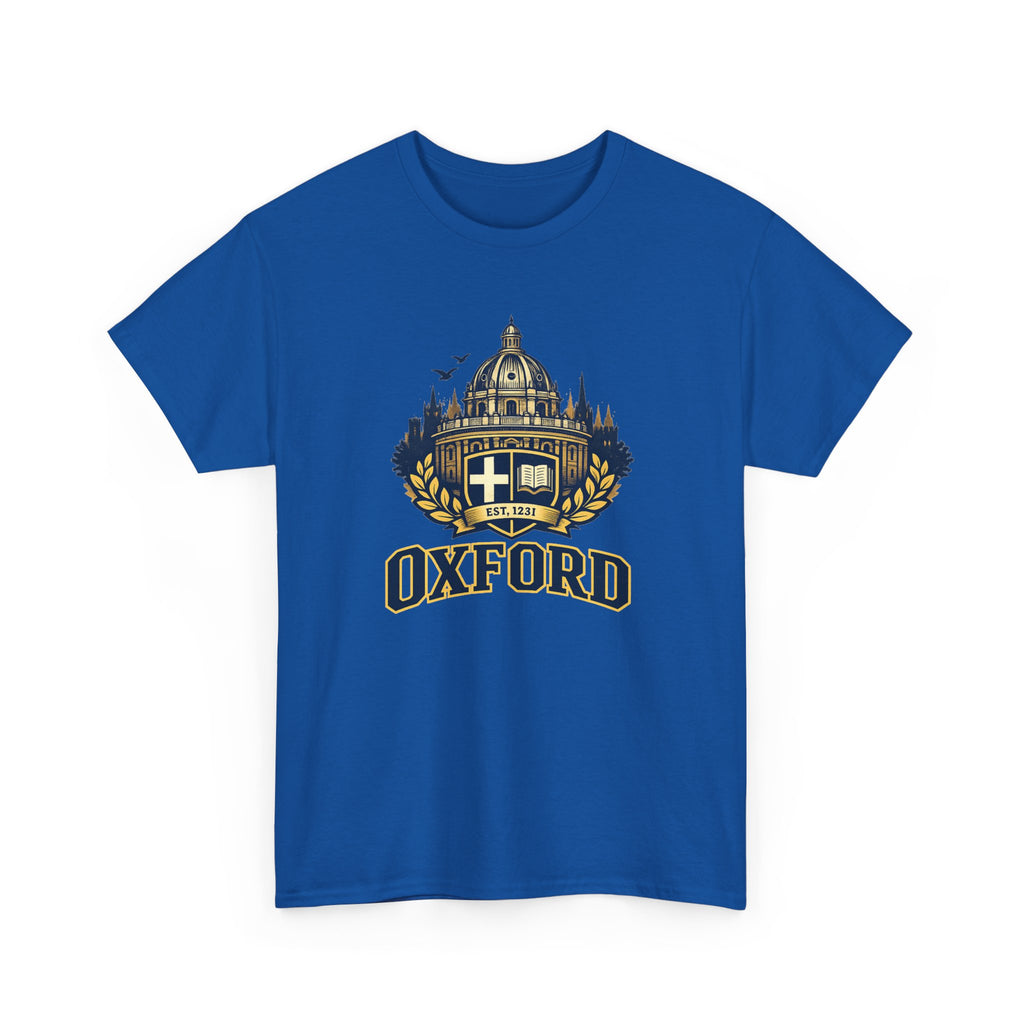 Oxford Crest T-Shirt — Vintage University Graphic Tee