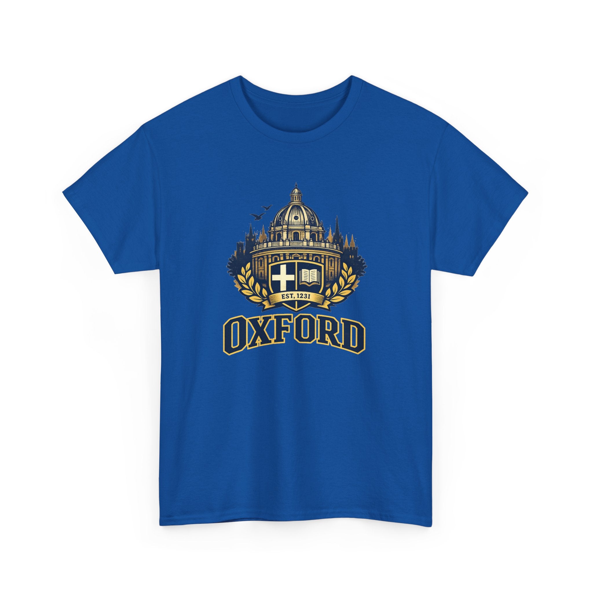 Oxford Crest T-Shirt — Vintage University Graphic Tee