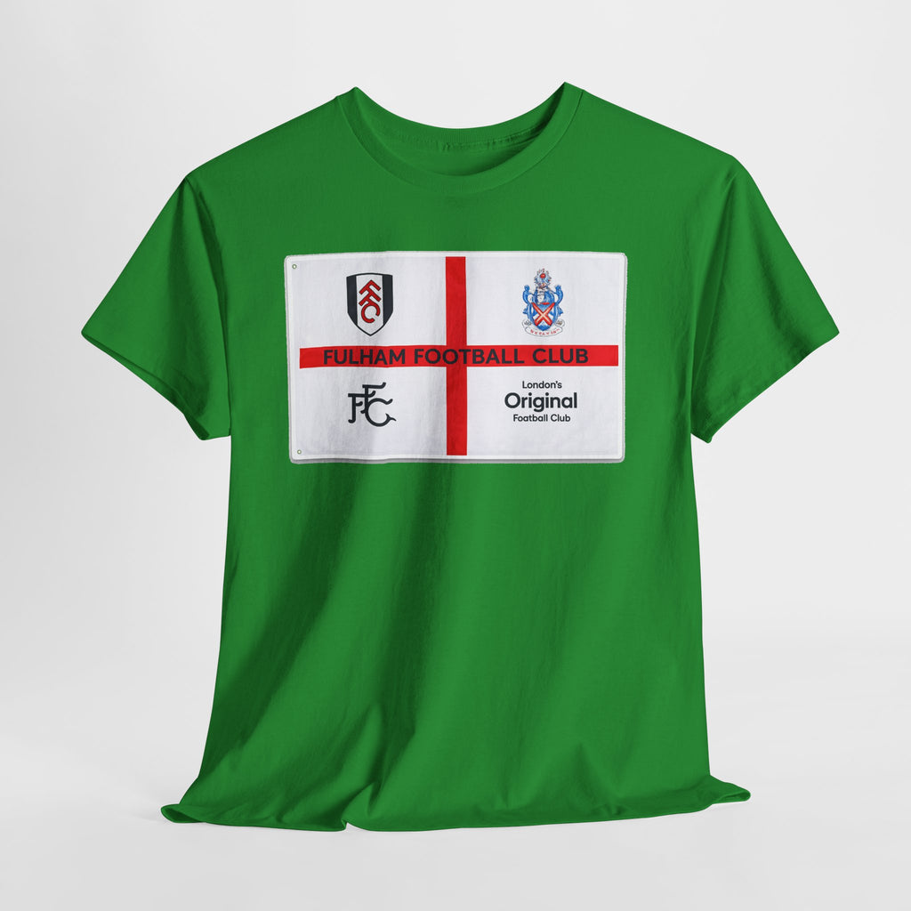 Fulham Football Club Crest Tee — St George’s Cross Football Shirt