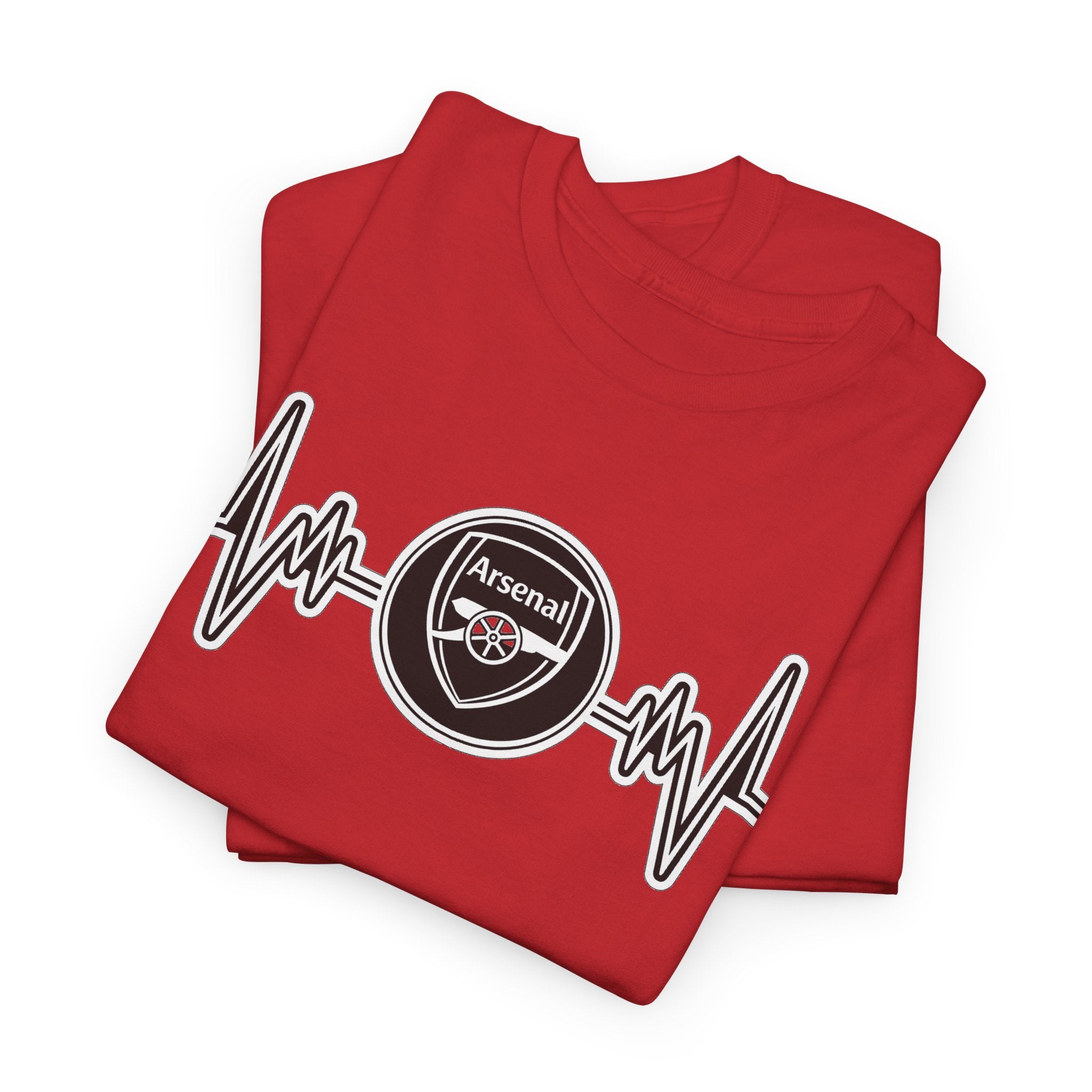 Arsenal Heartbeat T-Shirt — Premier League Fans’ Cotton Tee