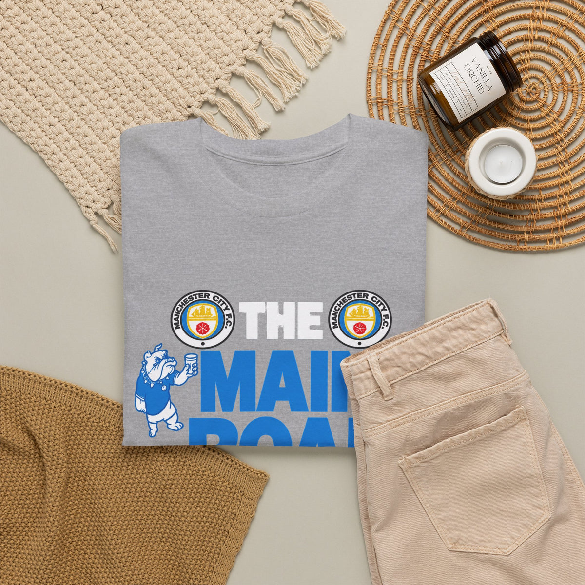 Maine Road Massacre Retro Cotton T-Shirt — Man City 5 vs Man Utd 1 Retro September 1989 Derby T‑Shirt
