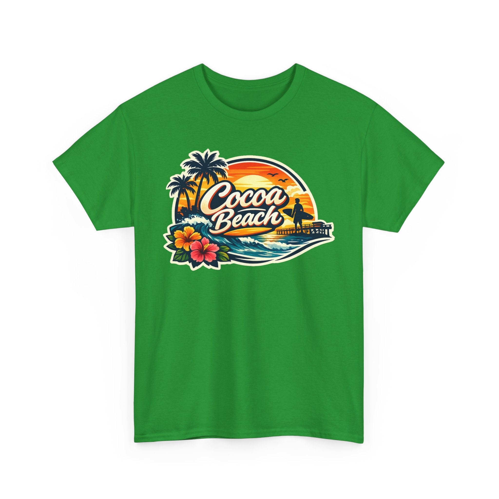 Cocoa Beach Vintage Sunset T-Shirt