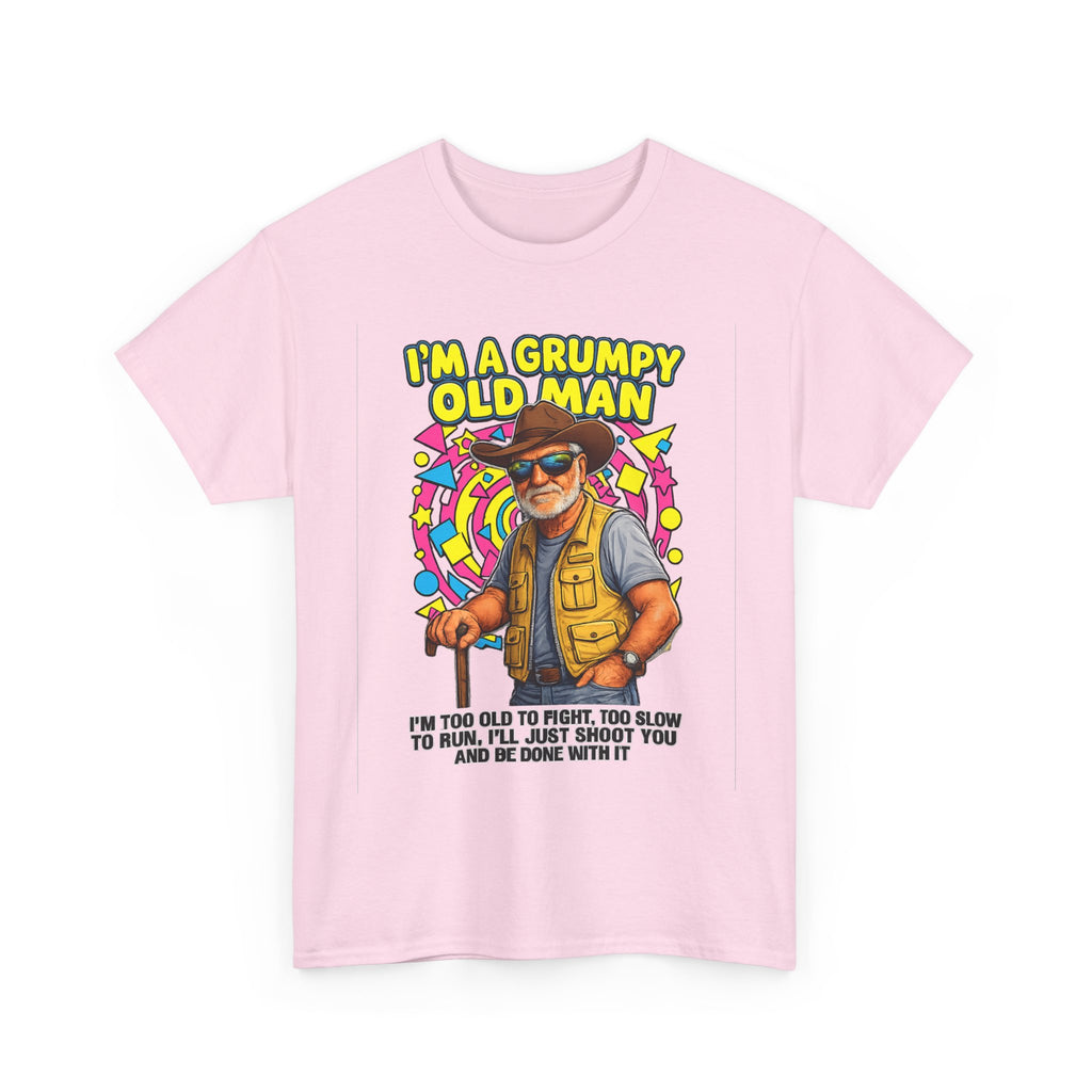 I'm A Grumpy Old Man T-Shirt – Funny Senior Fishing Graphic Tee