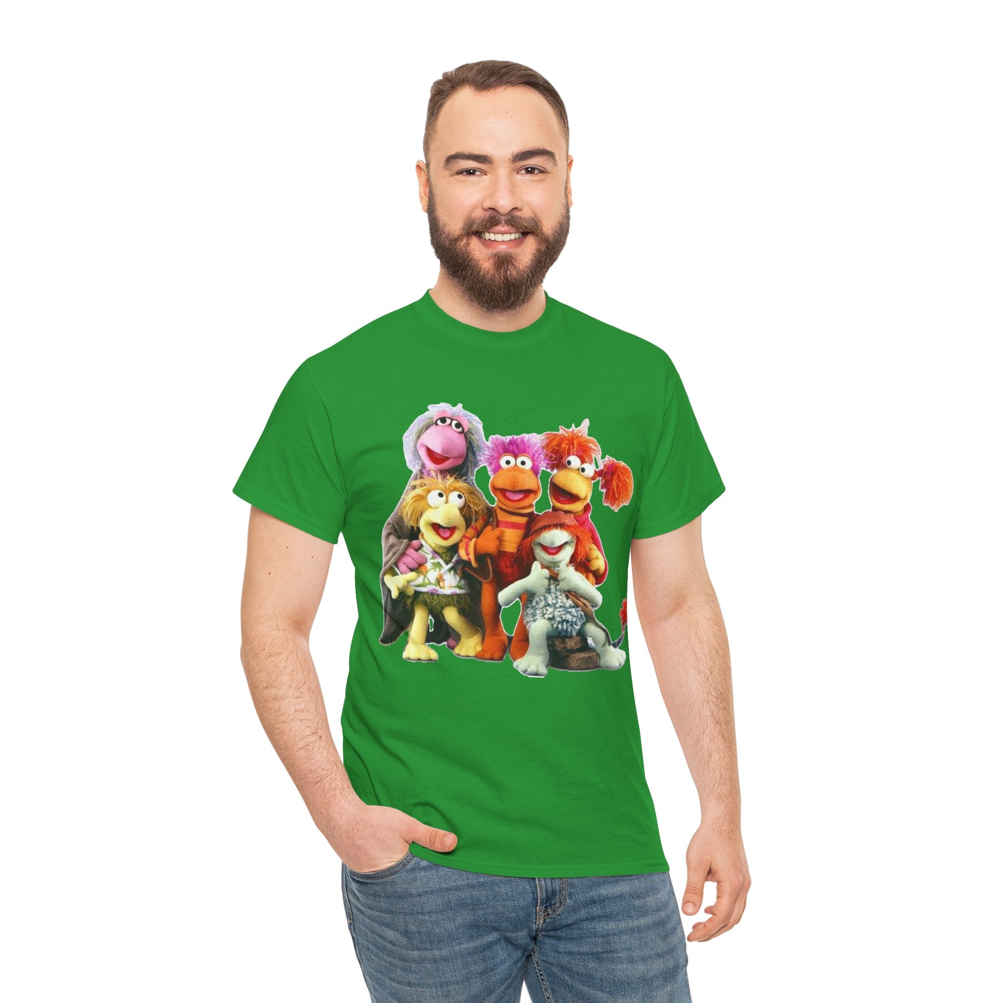 Fraggle Rock Characters T-Shirt — Vintage 80s Kids TV Crew Tee