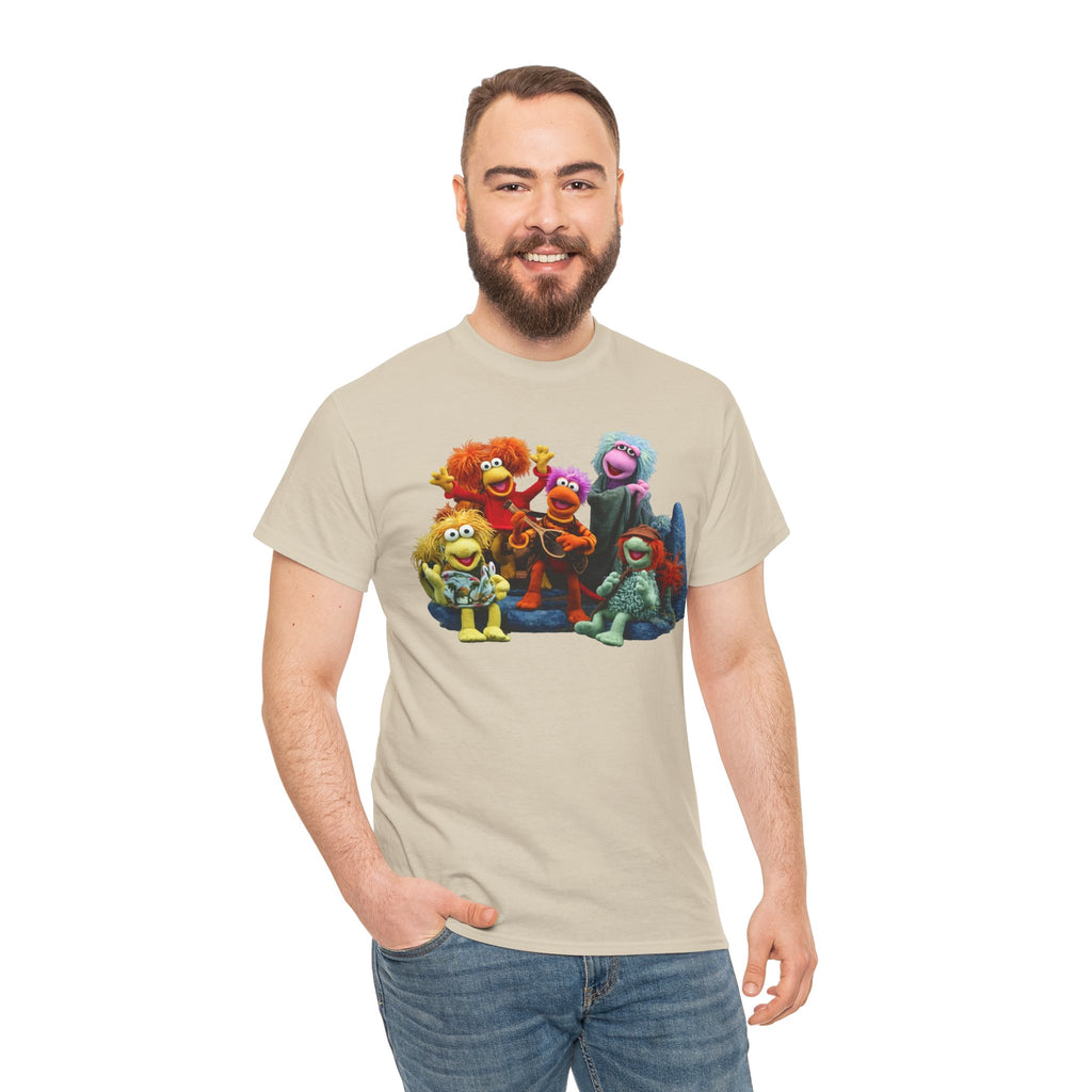 Fraggle Rock Muppet Crew Graphic Tee — Vintage Puppet Group T-Shirt