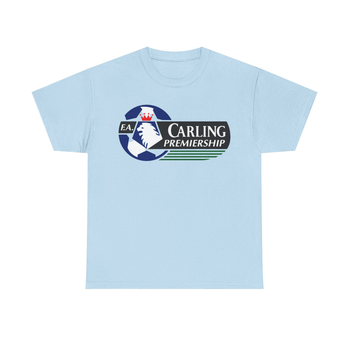 Carling Premiership Soccer Logo Tee — Vintage Football T‑Shirt