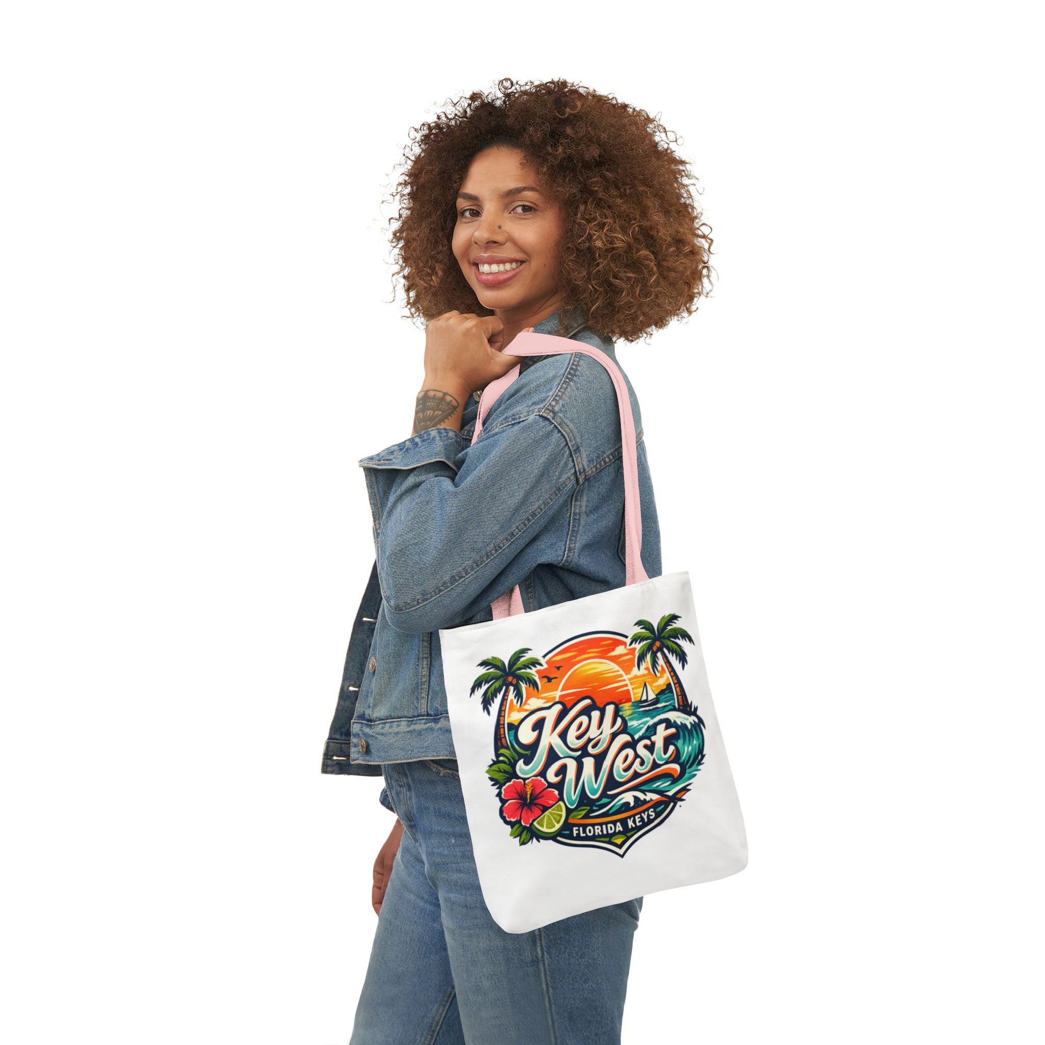 Key West Sunset Canvas Tote