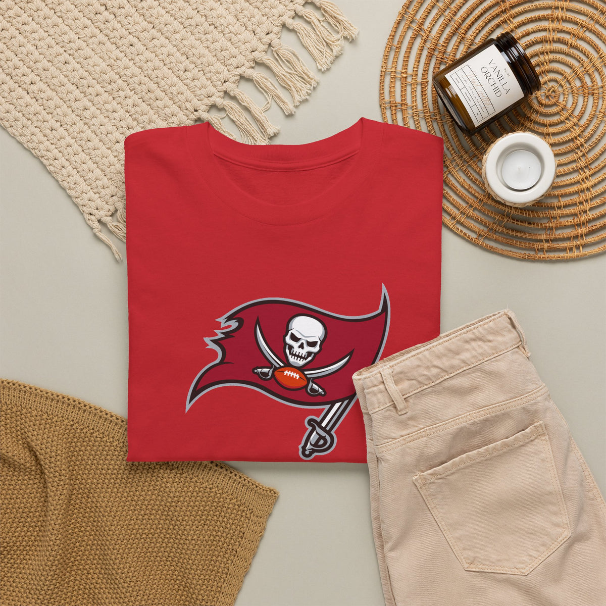 Tampa Bay Buccaneers inspired Unisex Heavy Cotton Tee