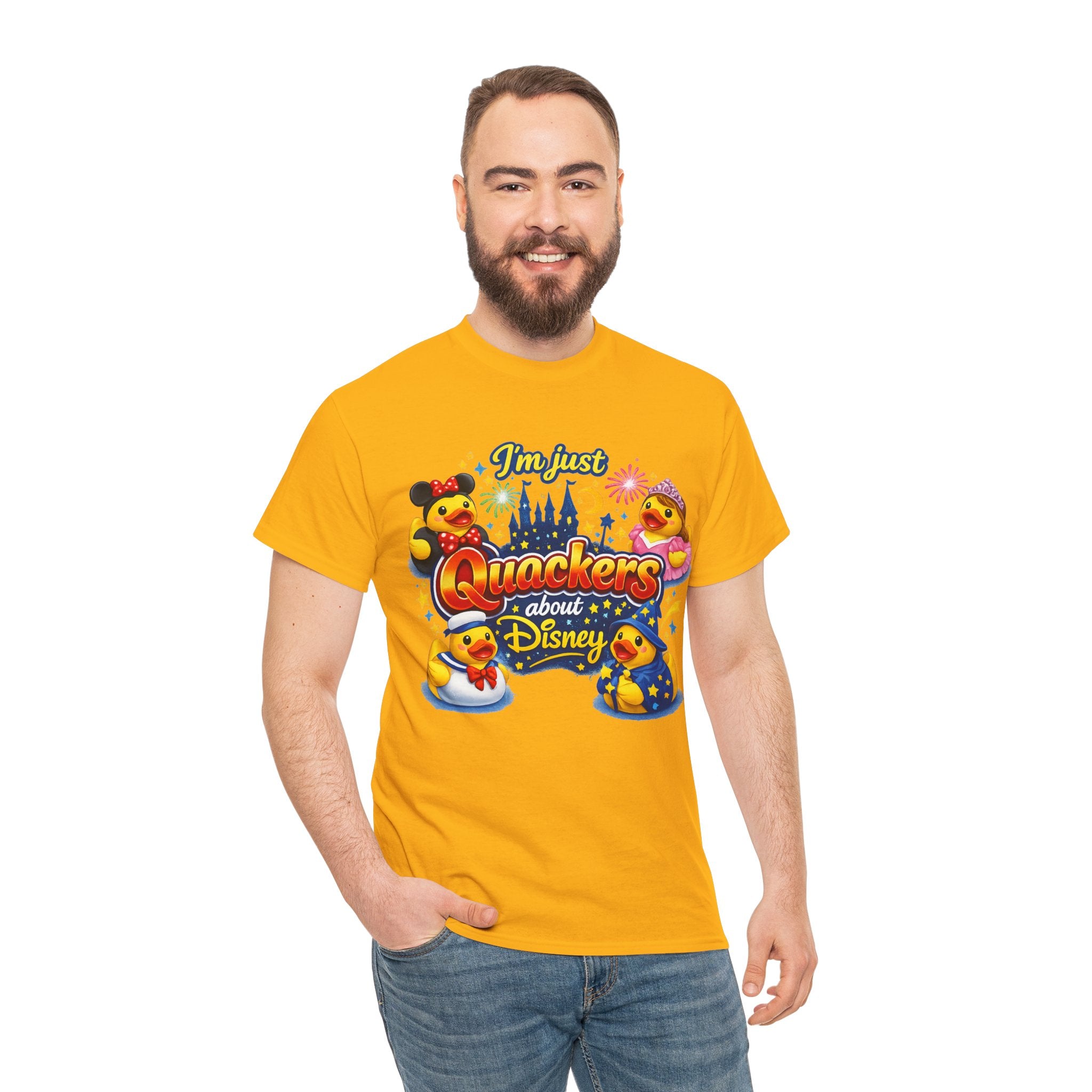 Quackers About Disney Rubber Duck Tee — "I'm Just Quackers About Disney" Graphic T-Shirt