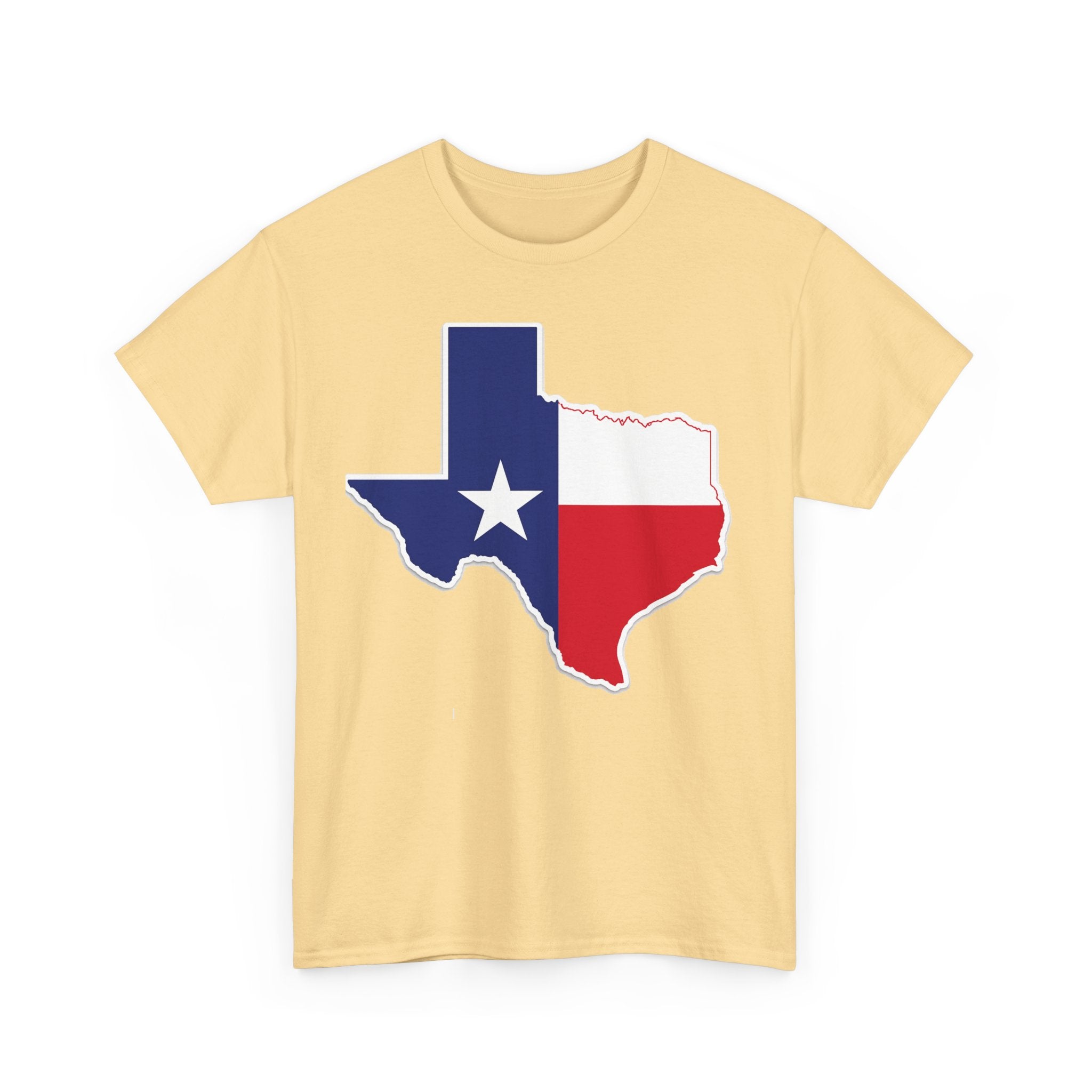 Texas Flag Outline T-Shirt — Lone Star State Pride Tee