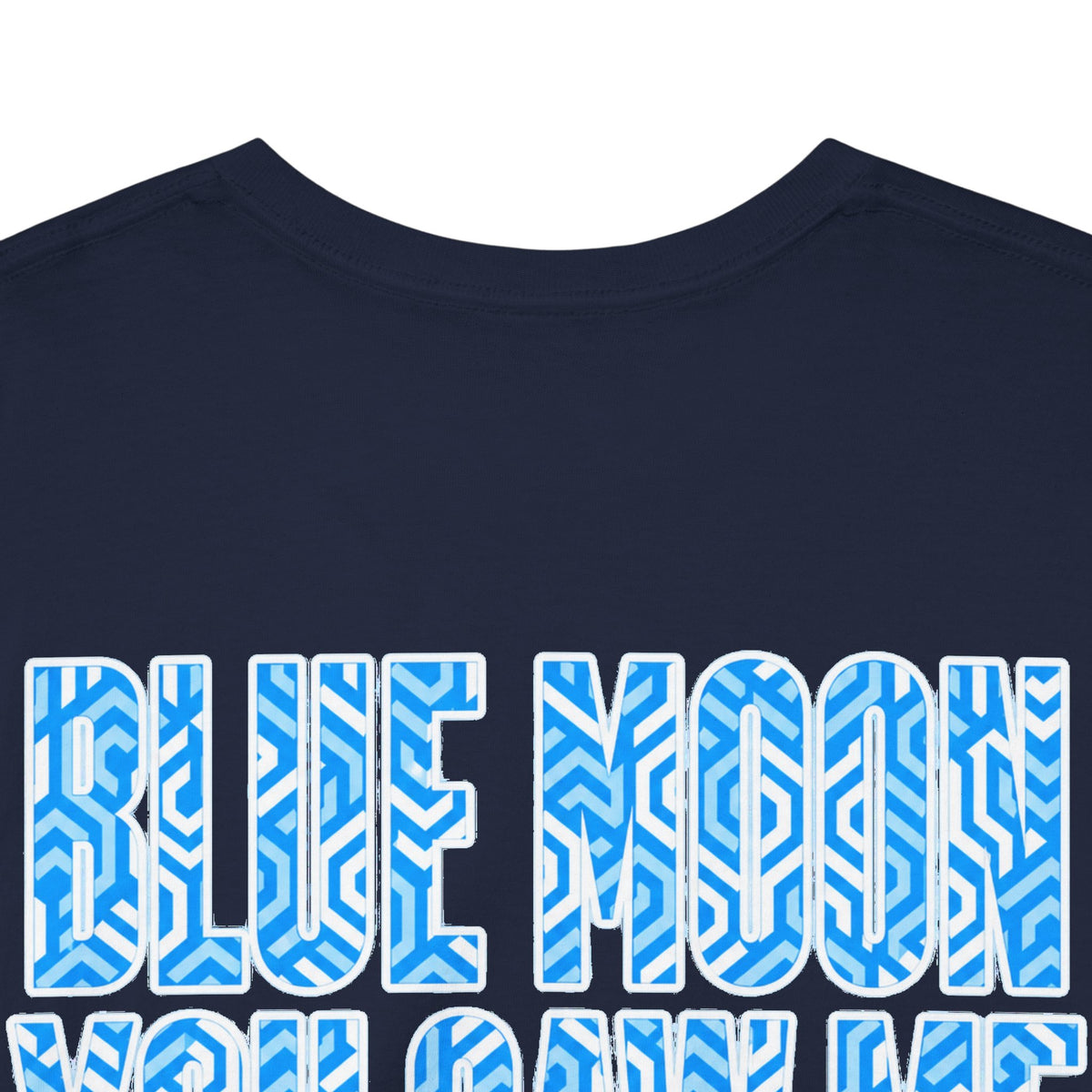 Manchester City Tee — "Blue Moon You Saw Me Standing Alone" Graphic T-Shirt
