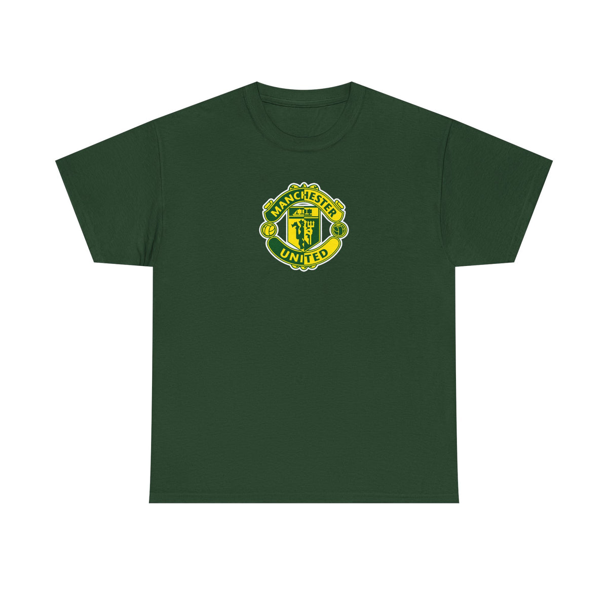 Manchester United Retro Crest Cotton T-Shirt