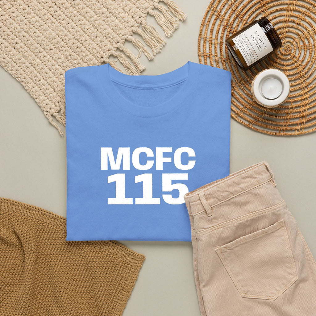 MCFC 115 T-Shirt — Vintage Football Club Number Tee