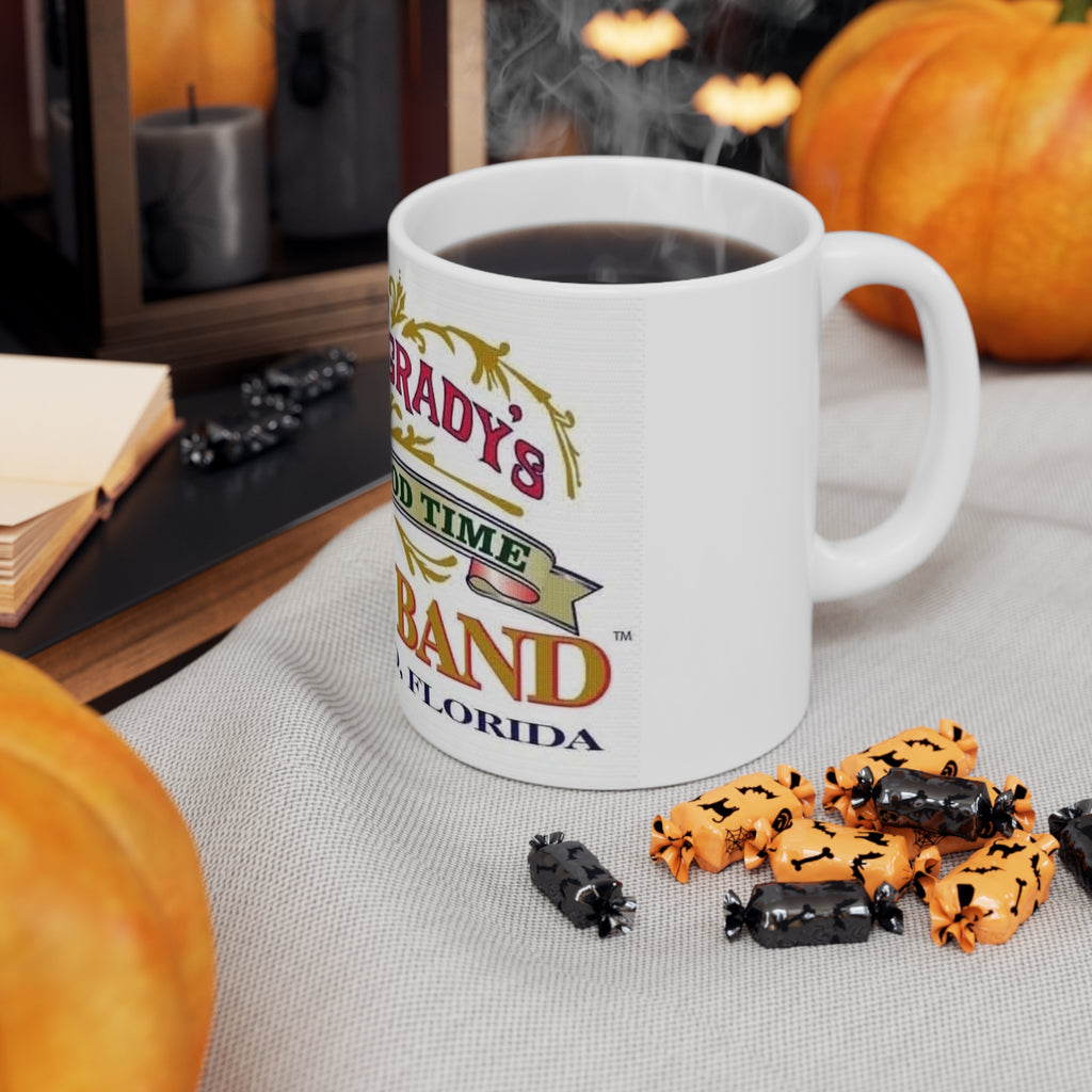 Rosie O'Grady's Jazz Band Ceramic Coffee Mug — Orlando Vintage Band Logo (11oz/15oz)