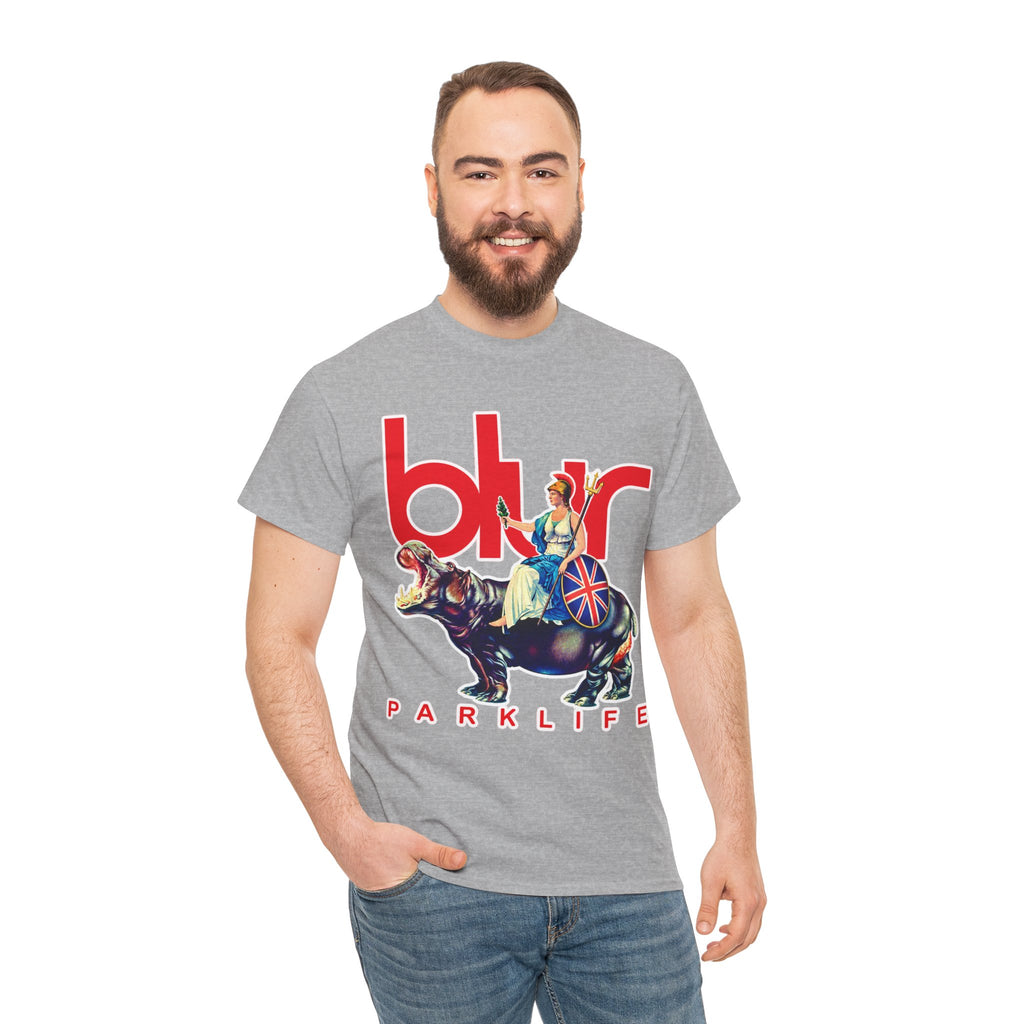 Blur PARKLIFE British Bulldog Graphic Cotton T-Shirt