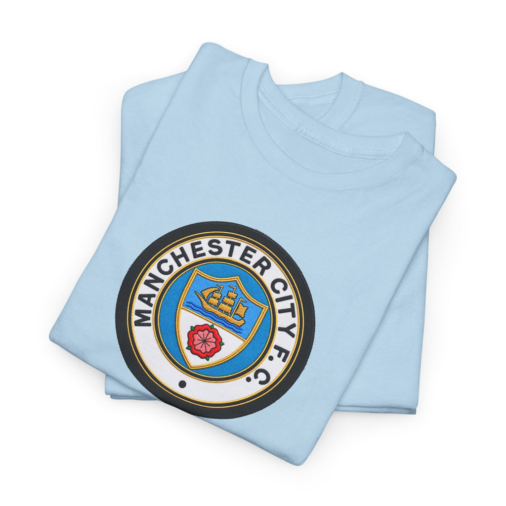 Manchester City inspired Unisex Heavy Cotton Tee