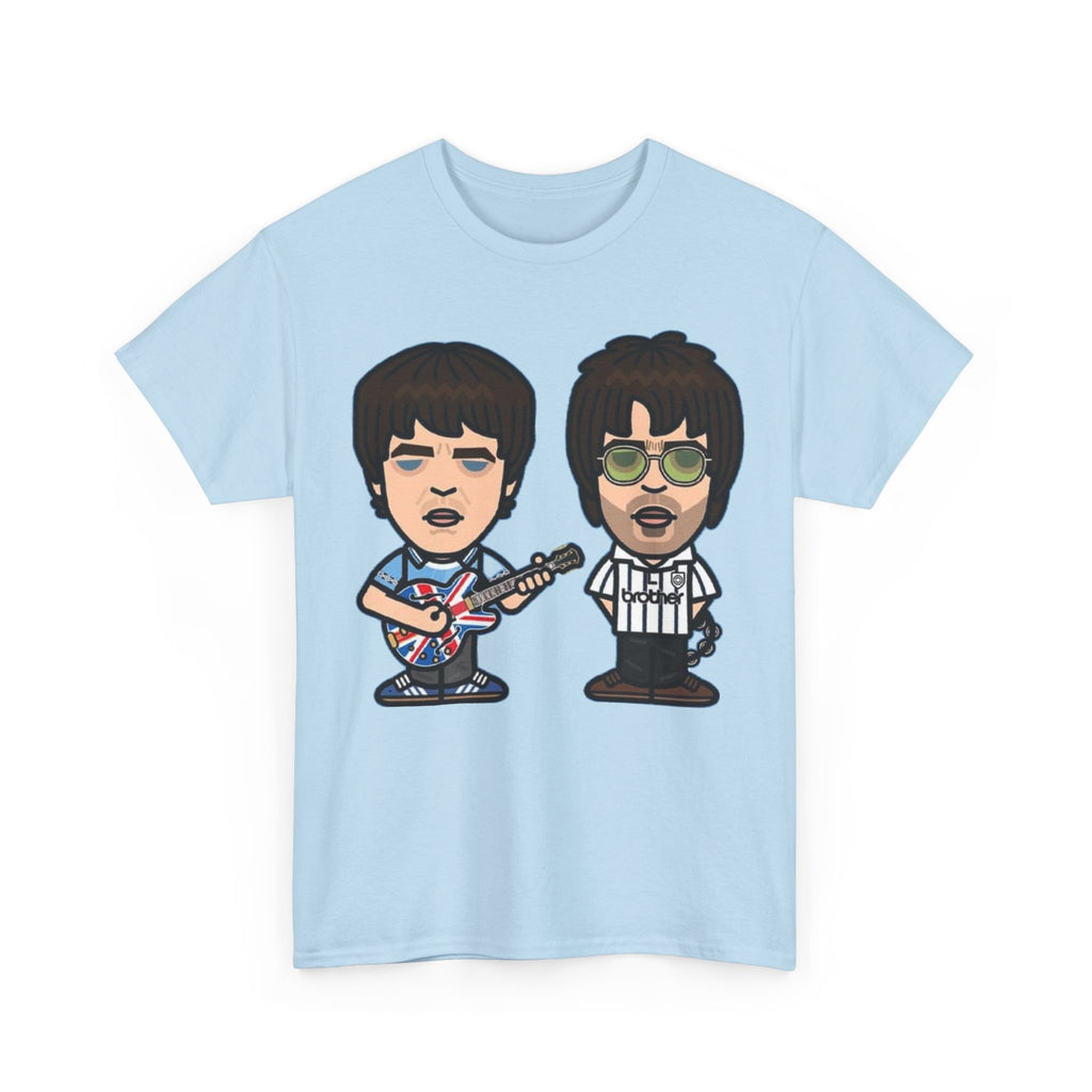 Oasis Noel & Liam Cartoon Rock Duo T-Shirt