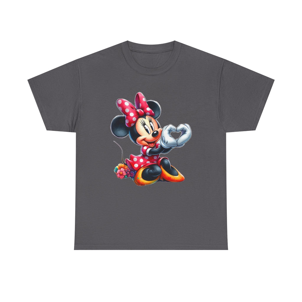 Minnie Mouse Character Heart Graphic Tee