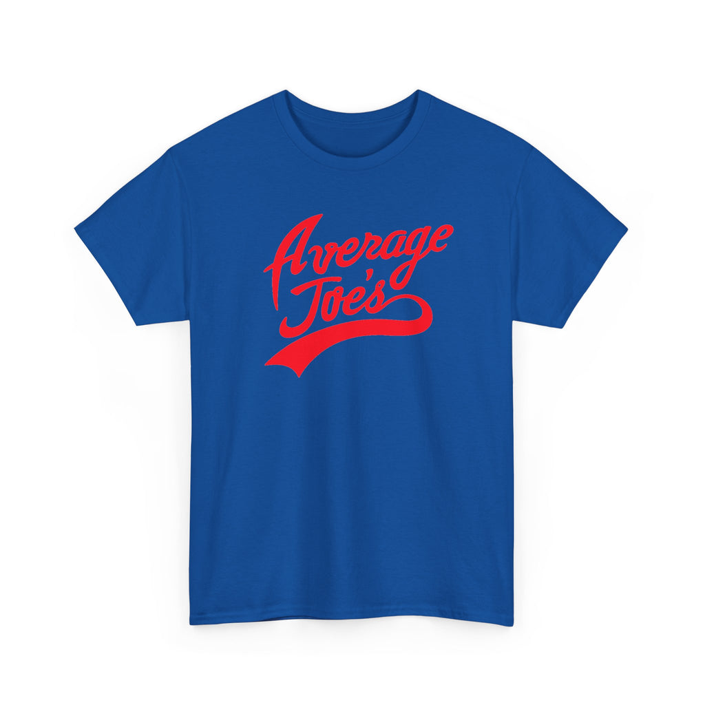 Average Joe's Graphic Tee — Retro Script White T-Shirt