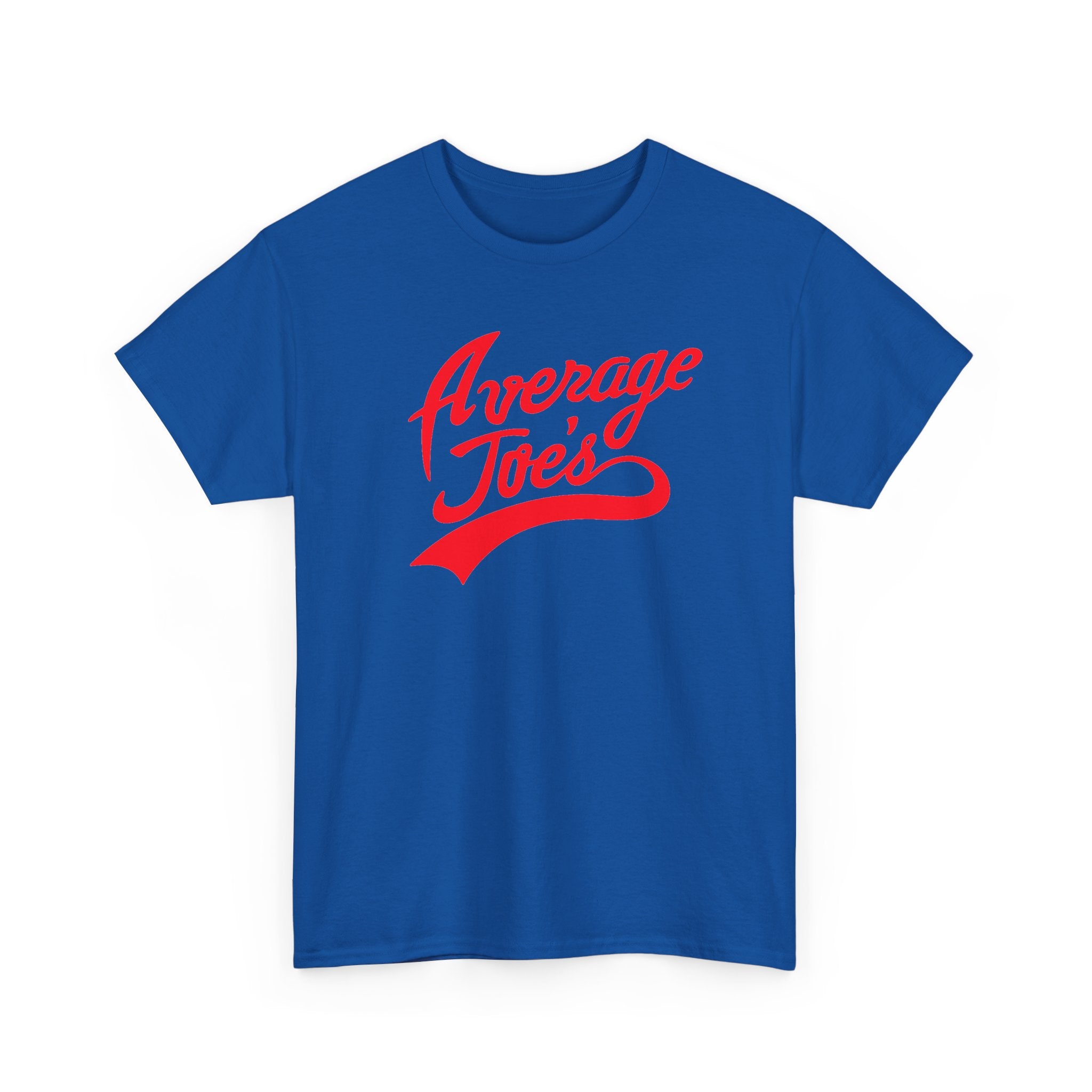 Average Joe's Graphic Tee — Retro Script White T-Shirt