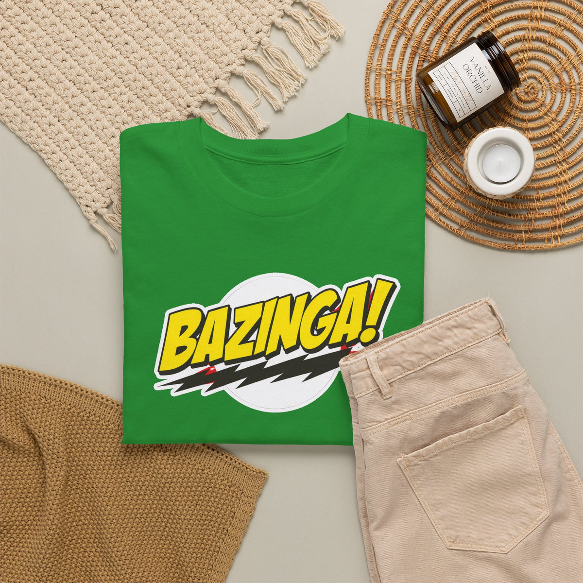 Bazinga! Graphic Cotton T-Shirt