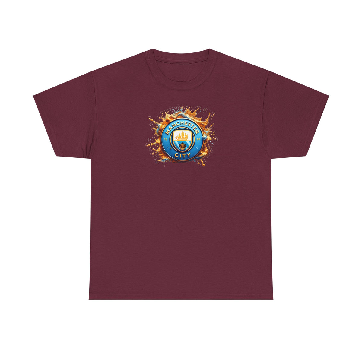 Manchester City T-Shirt – 'Eat. Sleep. City. Repeat.' Football Fan Tee