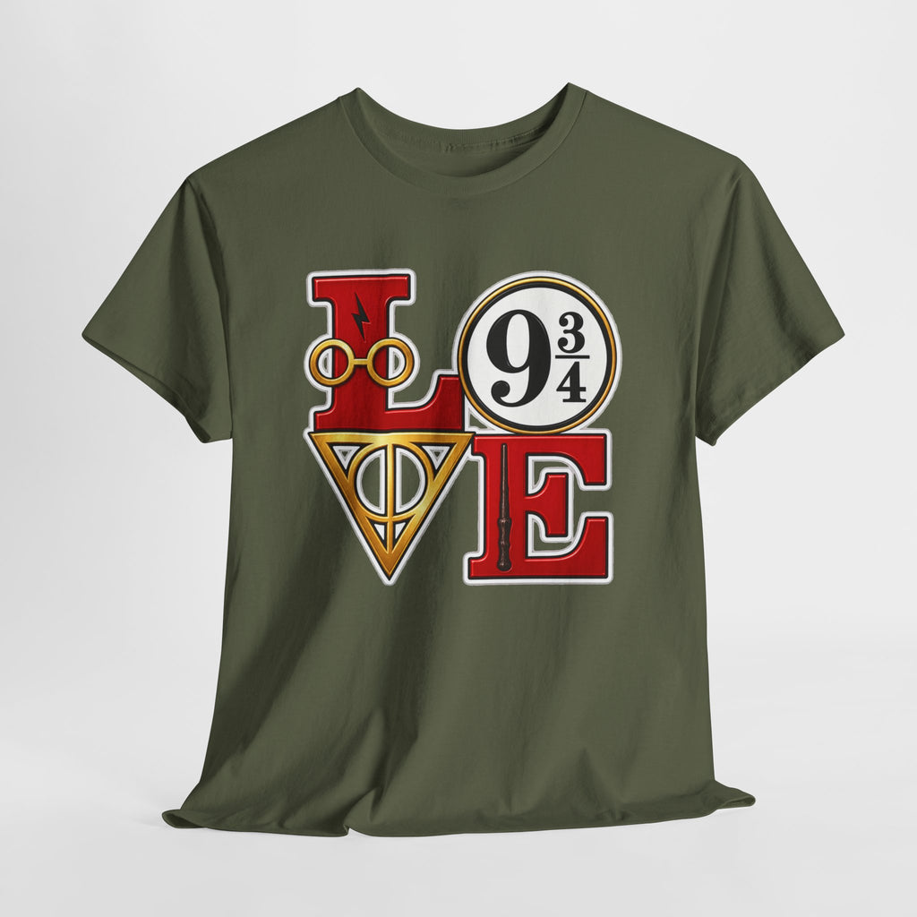 Harry Potter Inspired Love 9 3/4 Wizardry Tee