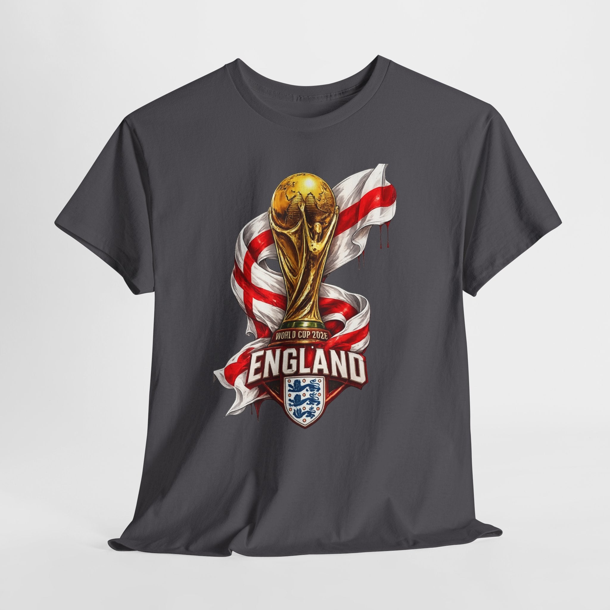 England World Cup Trophy T‑Shirt — St George's Cross Football Fan Tee