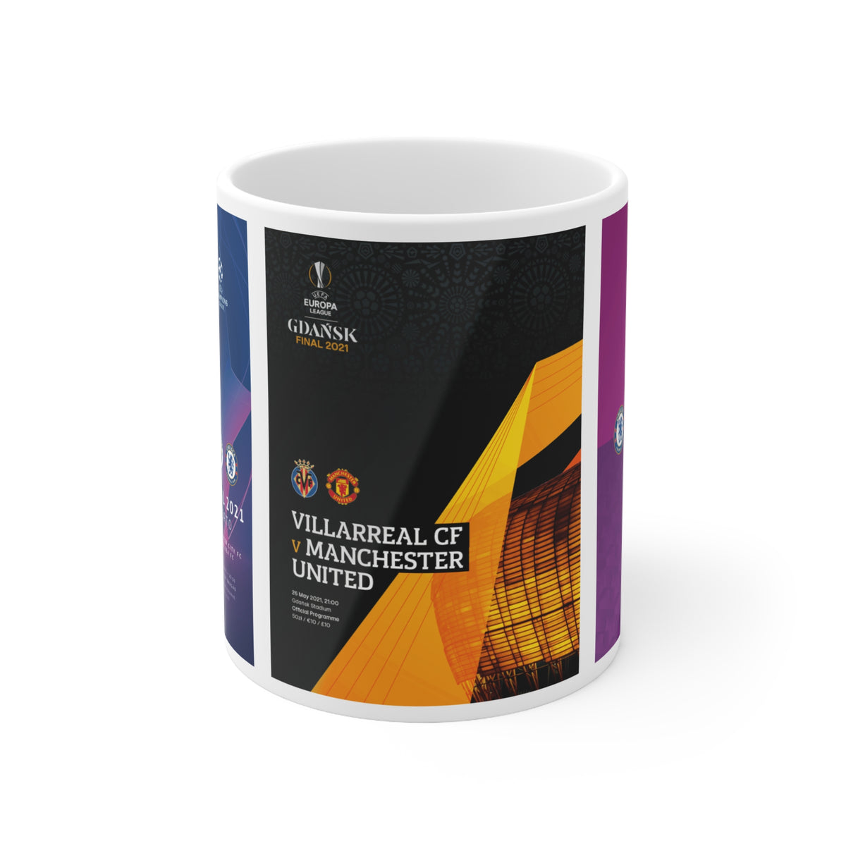 2021 UEFA Finals Programme Cover Inspired Ceramic Coffee Mug
