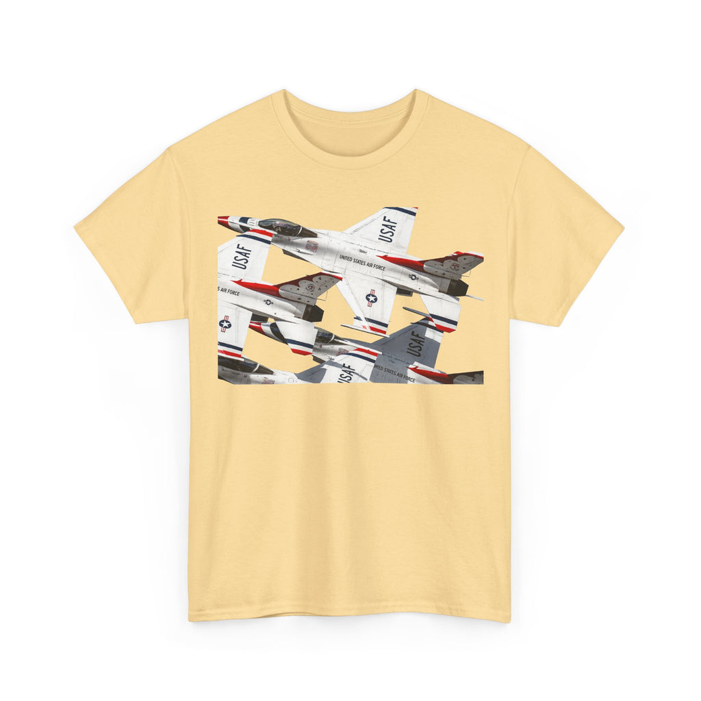 Thunderbirds Jet Formation T‑Shirt — Military Aviation Fighter Jets Tee