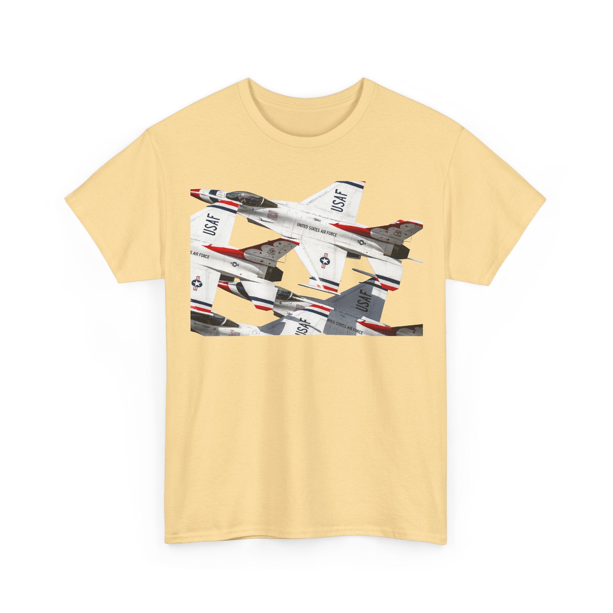 Thunderbirds Jet Formation T‑Shirt — Military Aviation Fighter Jets Tee
