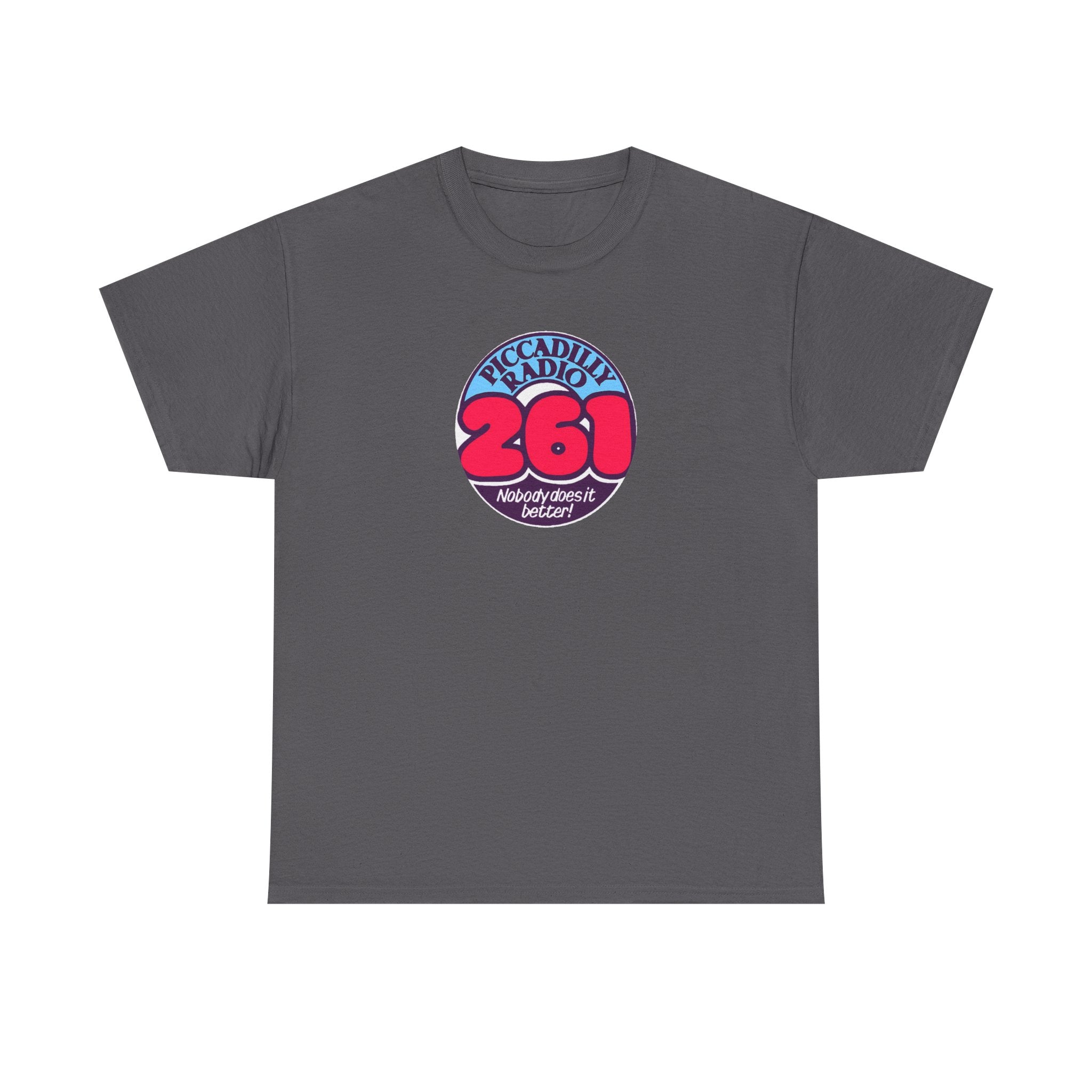Piccadilly Radio '261' Logo T‑Shirt — Vintage Unofficial Radio Station Graphic Tee