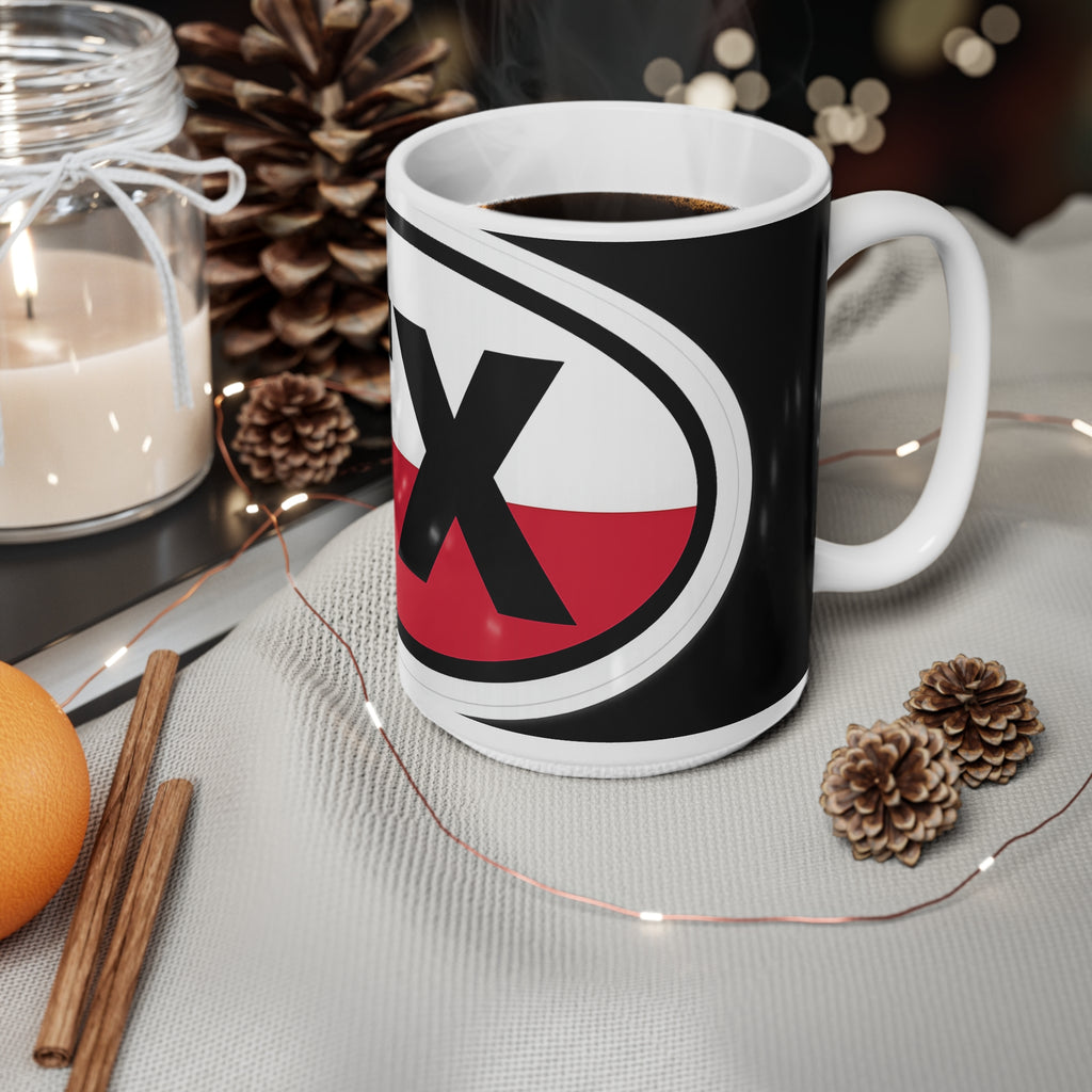 TX Texas Flag Coffee Mug — 11oz & 15oz Ceramic Cup
