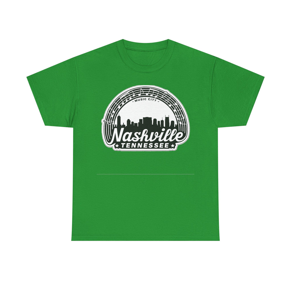 Nashville Tennessee Skyline Tee — Retro Music City Graphic Shirt