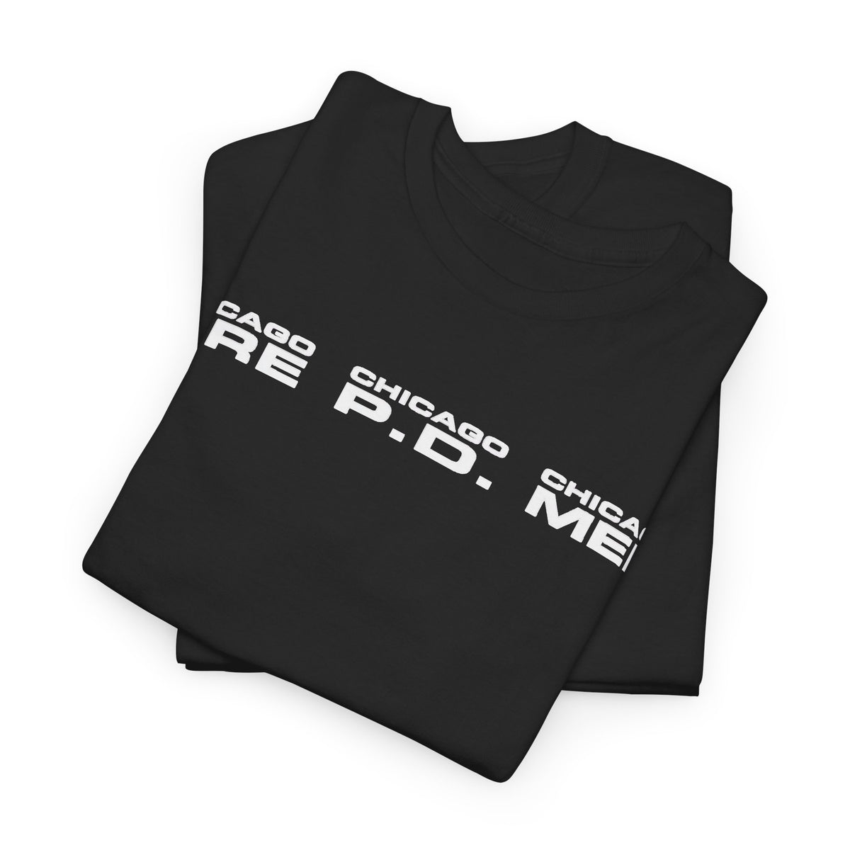 Chicago Fire, P.D. & Med Inspired Logo Cotton T-Shirt / Tee