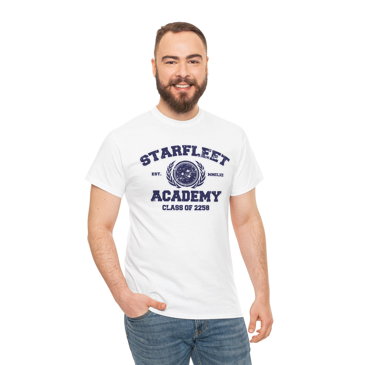 Starfleet Academy Tee — 'Class of 2258' Vintage Space School T-Shirt